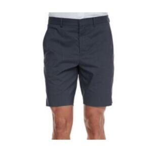 Theory Beckit SW Z Crunch 2 Linen Blend Shorts Navy Sz 34 9" inseam